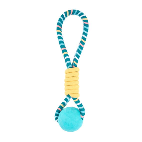 Jouet de tirage Razzle Rope coloré pour chiens