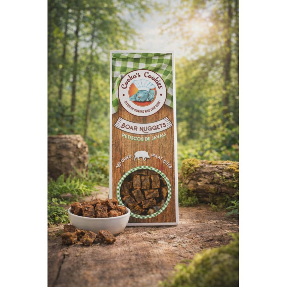 Nuggets de Sanglier - Bouchées de viande de sanglier séchée à l'air