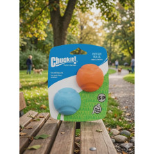 Chuckit balle de récupération L 7 cm orange