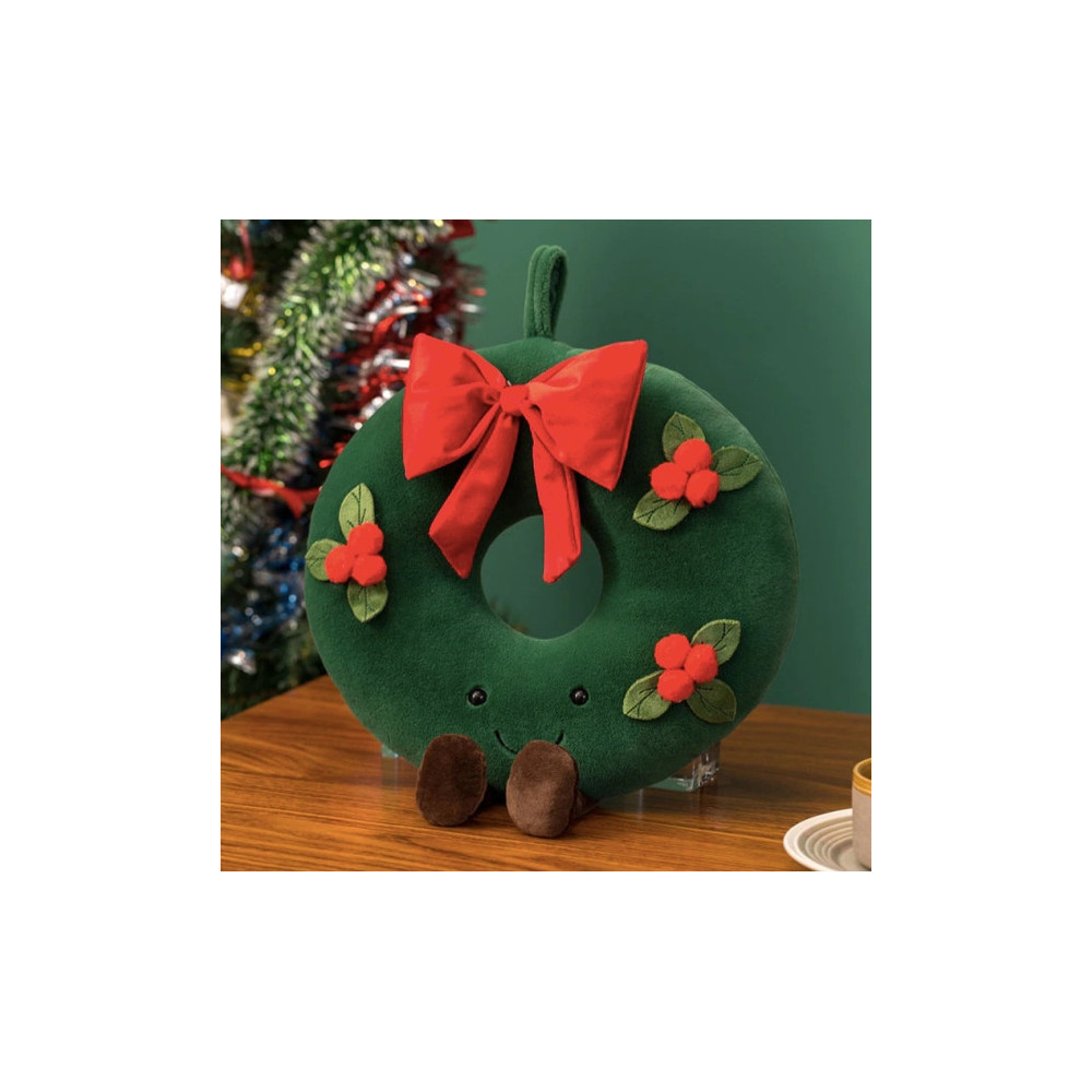 Peluche couronne de NOËL